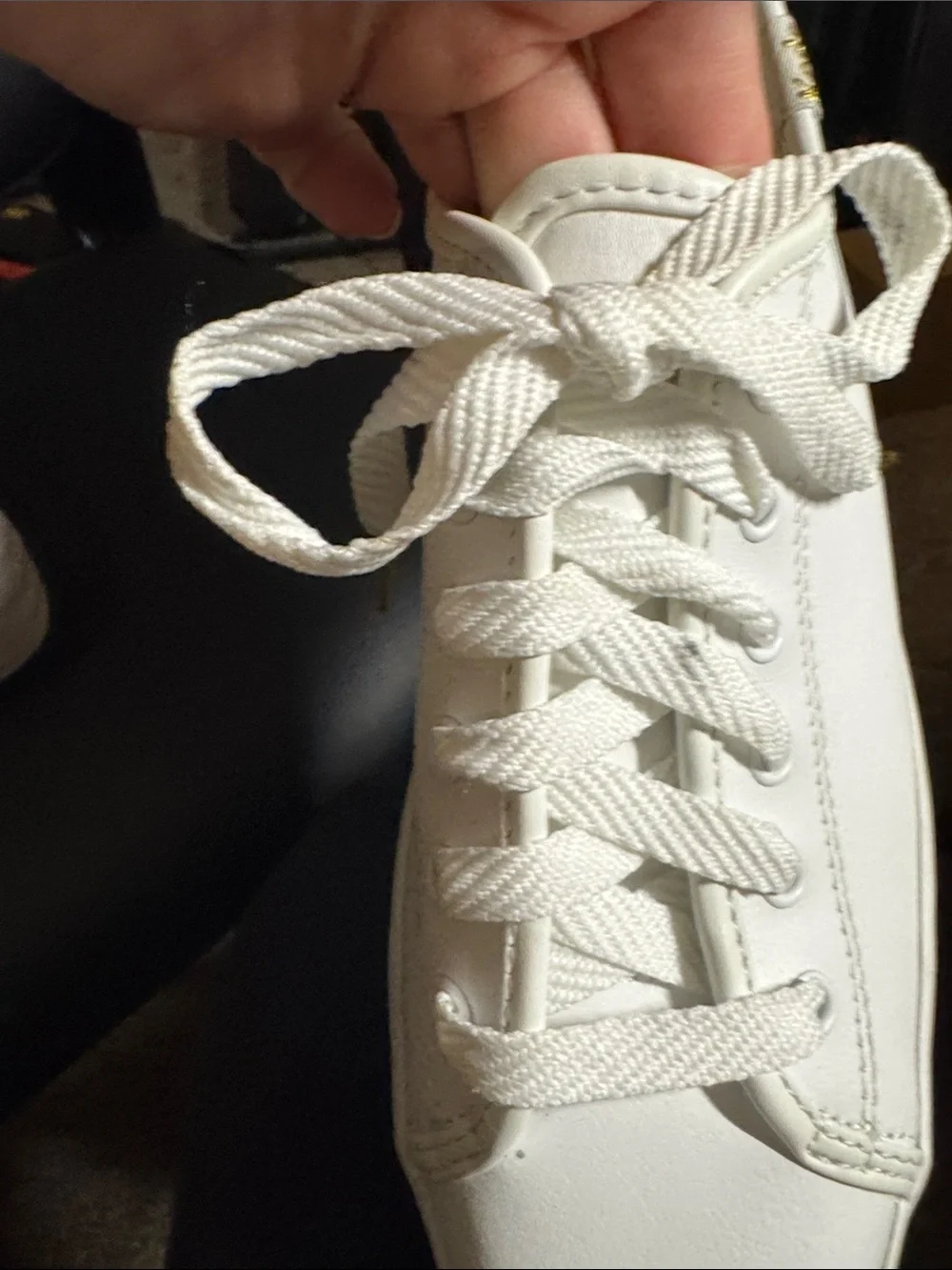 KEDS Triple Up White Leather Platform Sneaker Size 8